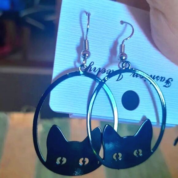 Hand crafted halloween dangle earrings - Picture 14 of 15